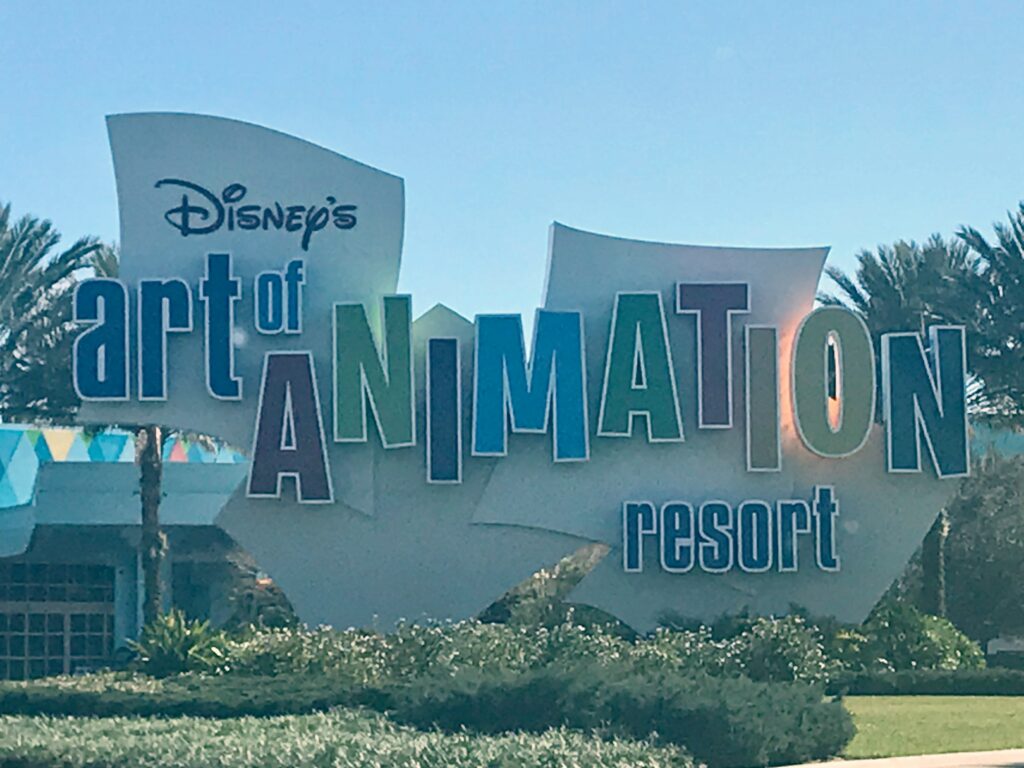 Walt Disney World:in hotellit. Art of Animation-hotelli.