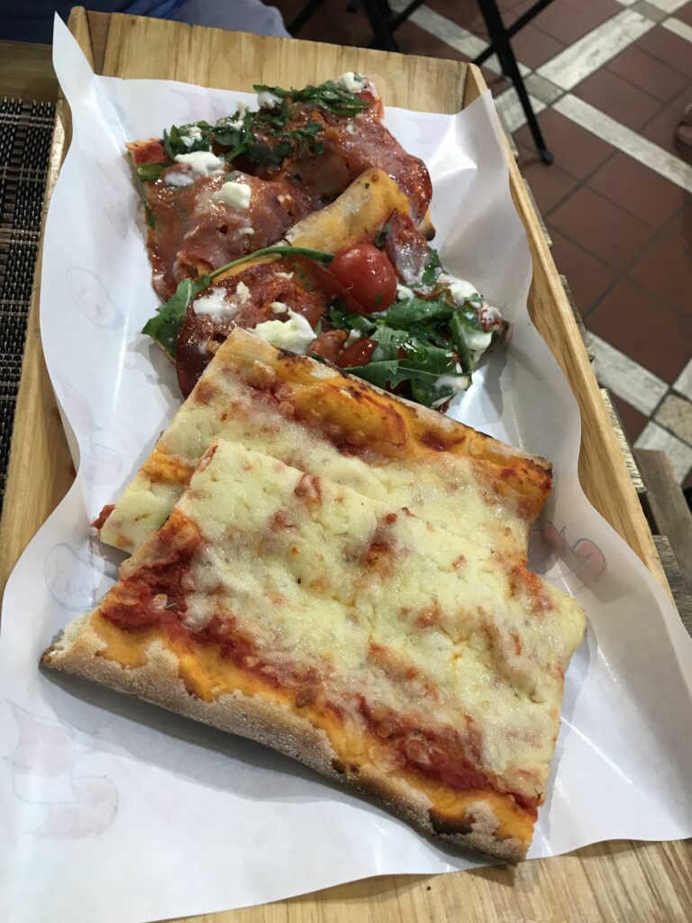 Pizzaa Roomassa.