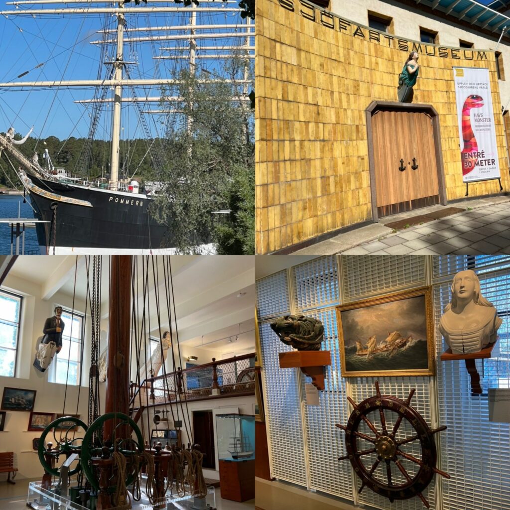Merenkulkumuseo ja museolaiva Pommern.