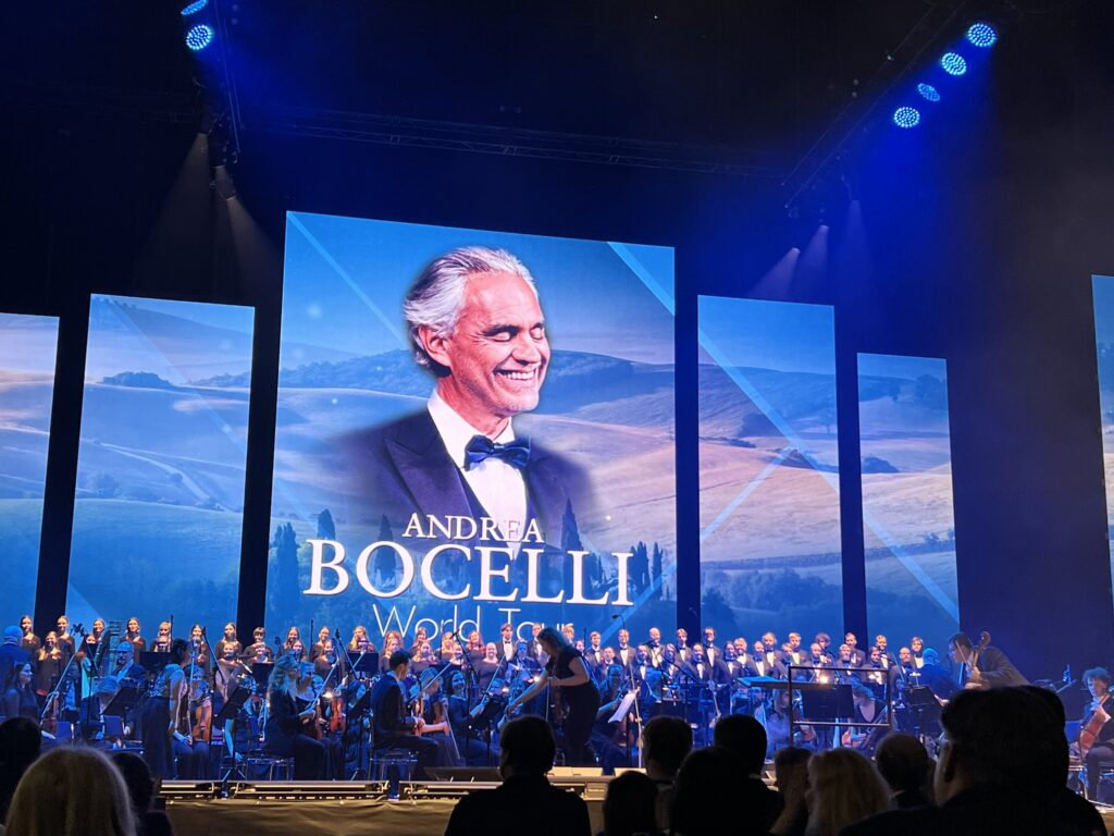 Bocellin konsertti Tampereella.